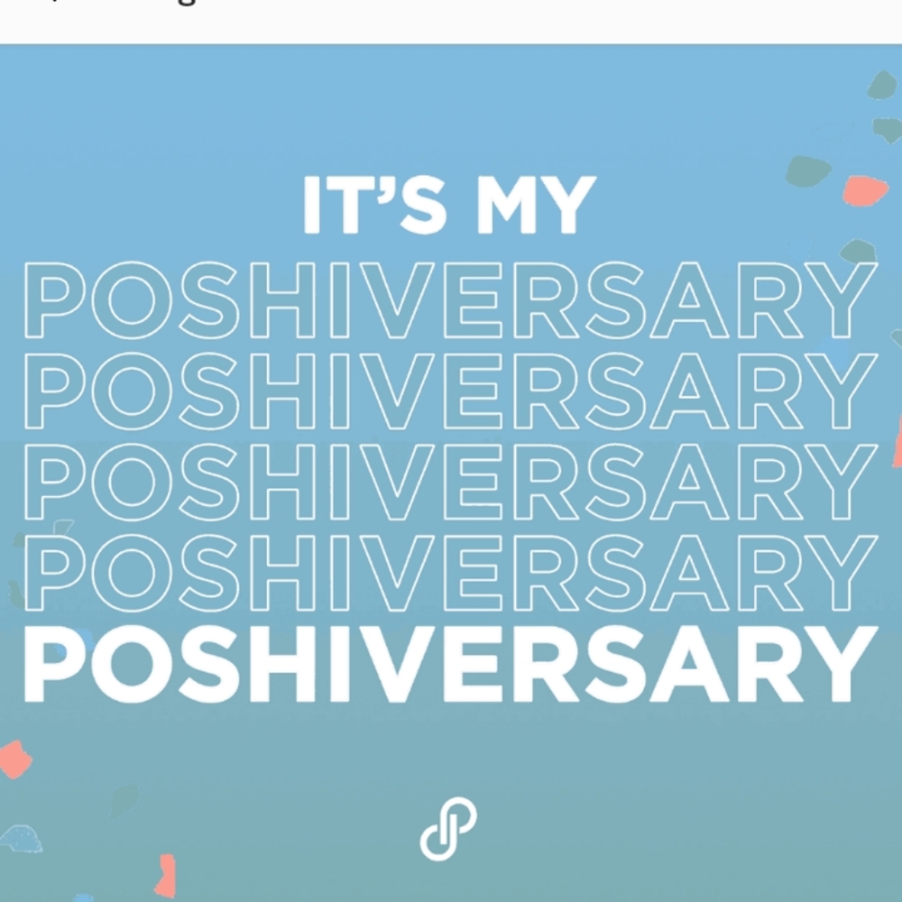 Poshiversary Celebration Graphic
